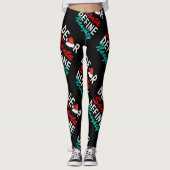 Lieber Weihnachtsmann, Definition schmackhaft - Ni Leggings (Vorderseite)