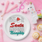 Lieber Weihnachtsmann, Definition schmackhaft - Ni Pappteller (Party)