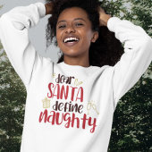 Lieber Weihnachtsmann Definition Schöner Spaß Weih Sweatshirt