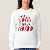 Lieber Weihnachtsmann Definition Schöner Spaß Weih Sweatshirt (Vorderseite)