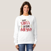 Lieber Weihnachtsmann Definition Schöner Spaß Weih Sweatshirt (Vorne ganz)
