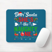 Lieber Weihnachtsmann, der unartige eine Paare Wei Mousepad (Mit Mouse)