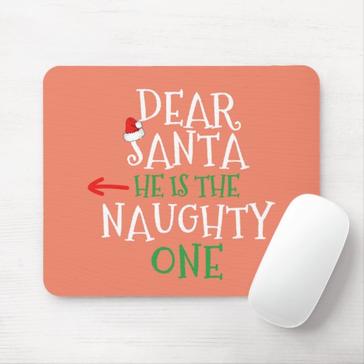 Lieber Weihnachtsmann, er ist das unheimlich passe Mousepad (Mit Mouse)
