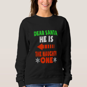 Lieber Weihnachtsmann, er ist die schmucken, ein l Sweatshirt
