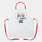 Lieber Weihnachtsmann, er ist ein wunderbares Weih Schürze (Vorderseite)