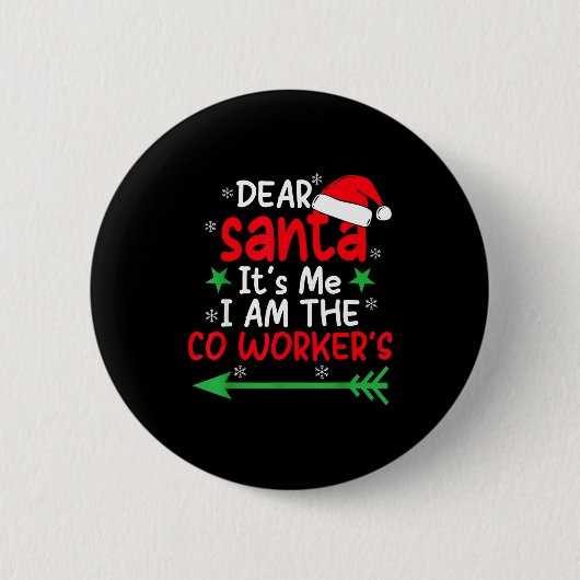 Lieber Weihnachtsmann, es ist die Schuld meines Ko Button (Vorderseite)