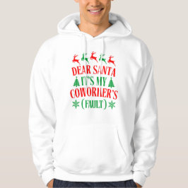 Lieber Weihnachtsmann, es ist die Schuld meines Ko Hoodie