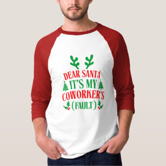 Lieber Weihnachtsmann, es ist die Schuld meines Ko T-Shirt