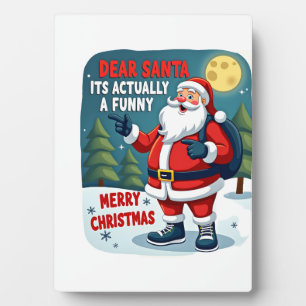 Lieber Weihnachtsmann, es ist eigentlich eine lust Fotoplatte