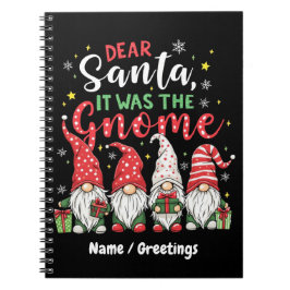Lieber Weihnachtsmann, es war der große Spaß Weihn Notizblock