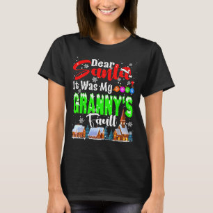 Lieber Weihnachtsmann, es war die Schuld meiner Om T-Shirt
