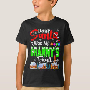 Lieber Weihnachtsmann, es war die Schuld meiner Om T-Shirt