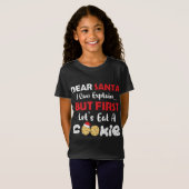 Lieber Weihnachtsmann essen Ein Keks Funny Christm T-Shirt (Vorne ganz)