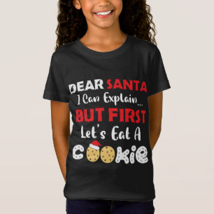 Lieber Weihnachtsmann essen Ein Keks Funny Christm T-Shirt