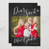 Lieber Weihnachtsmann für Spaß und Weihnachten Fot (Vorne/Hinten)