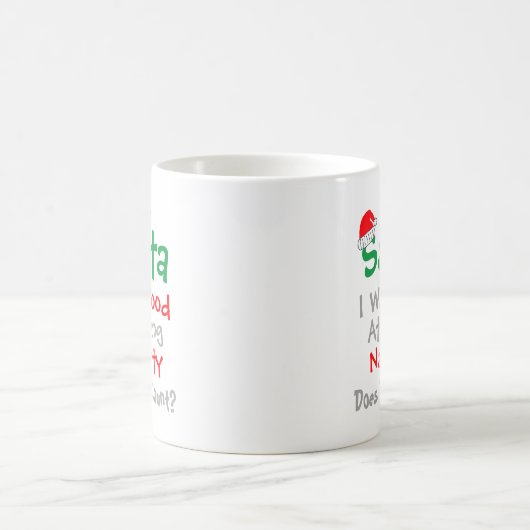 Lieber Weihnachtsmann: Gut darin, ein schmutziges Kaffeetasse (Mittel)