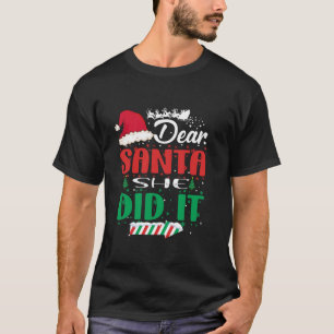 Lieber Weihnachtsmann hat es lustig Weihnachten Ma T-Shirt