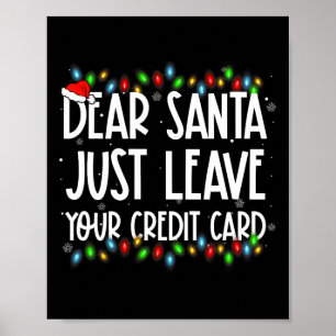 Lieber Weihnachtsmann, hinterlasse einfach deine K Poster