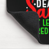 Lieber Weihnachtsmann hinterlasse einfach deine Kr Mousepad (Ecke)
