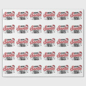 Lieber Weihnachtsmann I wirklich versucht Weihnach Geschenkpapier (Flach)