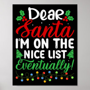 Lieber Weihnachtsmann, ich bin irgendwann auf der Poster
