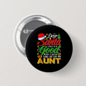 Lieber Weihnachtsmann, ich habe versucht, brav zu Button (Vorne & Hinten)