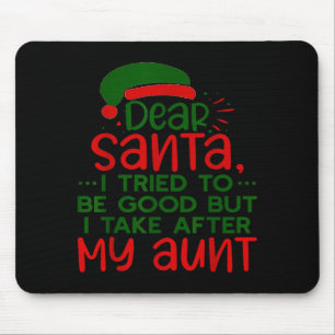 Lieber Weihnachtsmann, ich habe versucht, brav zu Mousepad