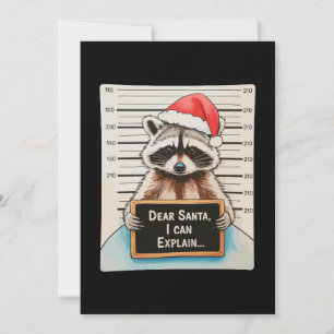 Lieber Weihnachtsmann, ich kann den Weihnachtswasc Feiertagskarte