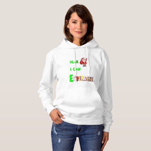 Lieber Weihnachtsmann, ich kann die lustige Weihna Hoodie (Vorne ganz)