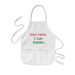 Lieber Weihnachtsmann, ich kann es erklären - Lust Kinderschürze