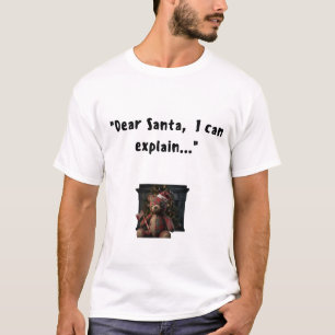 Lieber Weihnachtsmann, ich kann es erklären Lustig T-Shirt