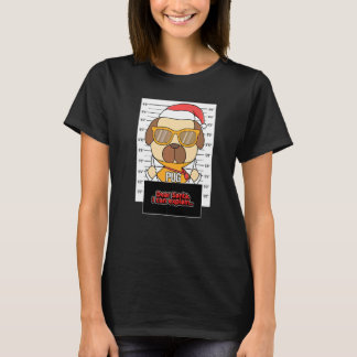 Lieber Weihnachtsmann, ich kann Pug-Krimineller-We T-Shirt