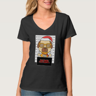 Lieber Weihnachtsmann, ich kann Pug-Krimineller-We T-Shirt