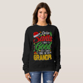 Lieber Weihnachtsmann Ich versuchte, gut zu sein, Sweatshirt (Vorne ganz)
