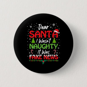 Lieber Weihnachtsmann, ich war nicht unartig, es w Button