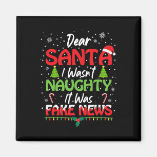 Lieber Weihnachtsmann, ich war nicht unartig, es w Magnet