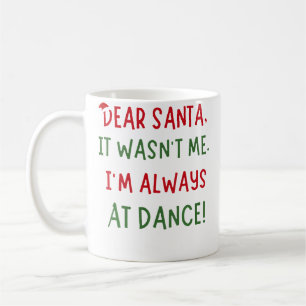 Lieber Weihnachtsmann, ich war's nicht, ich bin im Kaffeetasse