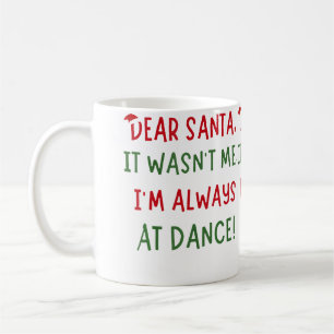 Lieber Weihnachtsmann, ich war's nicht, ich bin im Kaffeetasse