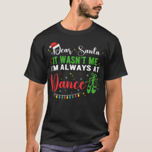 Lieber Weihnachtsmann, ich war's nicht, ich bin im T-Shirt