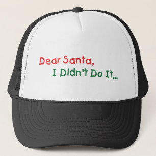 Lieber Weihnachtsmann, ich war's nicht - Lustiger Truckerkappe