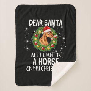 Lieber Weihnachtsmann, ich Wollte nur zu Weihnacht Sherpadecke