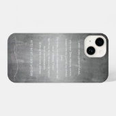 Lieber Weihnachtsmann iPhone Hülle (Rückseite (Horizontal))