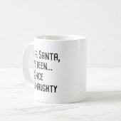 Lieber Weihnachtsmann Kaffeetasse (Vorderseite Links)