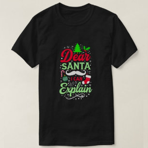 Lieber Weihnachtsmann kann Hemden erklären T-Shirt