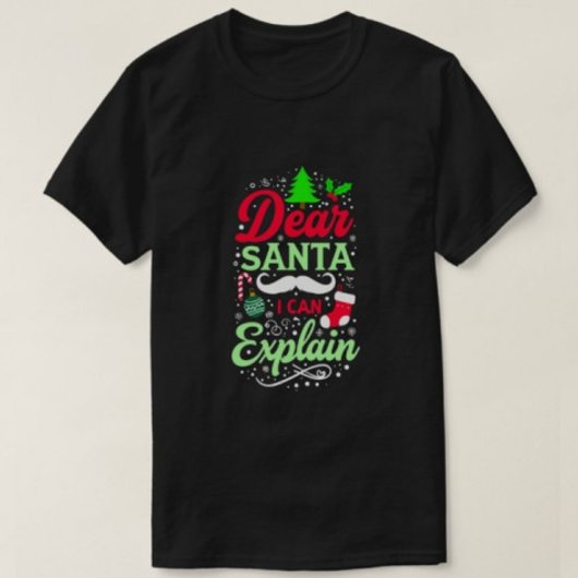 Lieber Weihnachtsmann kann Hemden erklären T-Shirt