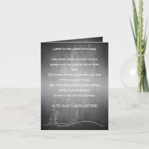 Lieber Weihnachtsmann Karte