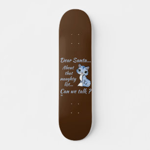 LIEBER WEIHnachtsmann, KÖNNEN WIR REDEN ? lustige Skateboard