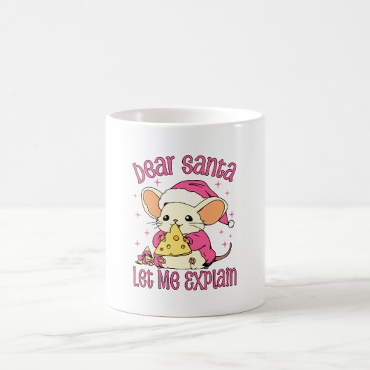 Lieber Weihnachtsmann, Lass mir erklären Kaffeetasse (Mittel)