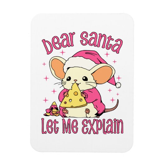 Lieber Weihnachtsmann, Lass mir erklären Magnet (Vertikal)