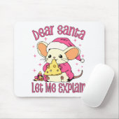 Lieber Weihnachtsmann, Lass mir erklären Mousepad (Mit Mouse)
